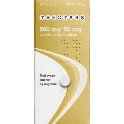 TREOTABS 500+50 MG