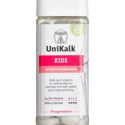 UNIKALK KIDS JORDBÆR TYGGETABLETTER