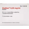 ZADITEN (2C4) ØJENDRÅBER 60*0,4 ML