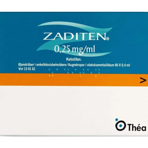ZADITEN ØJENDRÅBER 60*0,4 ML